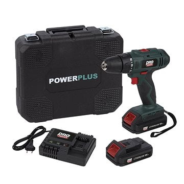 POWP8040 – Aku šroubovák / vrtačka 18V 2,0Ah LI-ION 2BAT