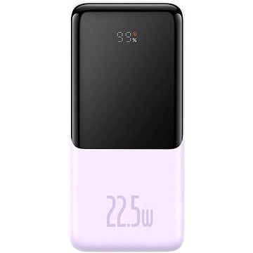Baseus Elf Digital Display Fast Charge Power Bank 10000mAh 22.5W Purple