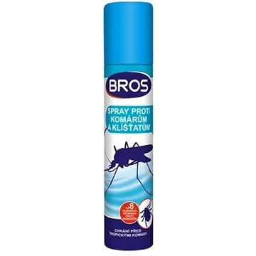 Repelent BROS sprej proti komárům a&nbsp;klíšťatům 90ml