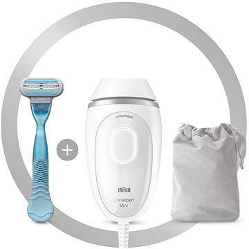 Braun IPL Silk-expert Mini PL1124, Nejnovější Generace, Dlouhodobé Odstranění Viditelných Chloupků