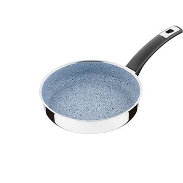 KOLIMAX Granitec Pánev s&nbsp;rukojetí, šedá 22 cm