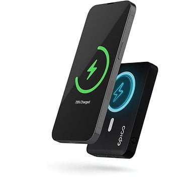 Epico 5000mAh powerbanka s&nbsp;podporou uchycení MagSafe – černá