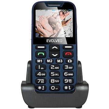EVOLVEO EasyPhone XD modro-stříbrný