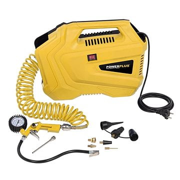 POWX1706 – Kompresor 1100W plus 11 ks přísl. bezolejový