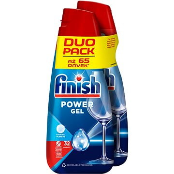 FINISH Gel All-in-1 Shine&Protect 2x 650 ml (52 dávek)
