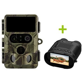 Fotopast OXE Tarantula WiFi 4K a&nbsp;binokulární noční vidění OXE DV29 + 32GB SD karta, 8ks baterií a&nbsp;st