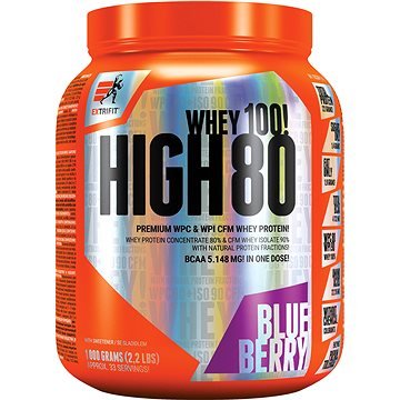 Extrifit High Whey 80, 1000g, blueberry