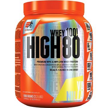 Extrifit High Whey 80, 1000g, vanilla