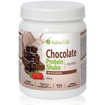 TIANDE Čokoládový proteinový koktejl Active Life Mix s&nbsp;guaranou 300g