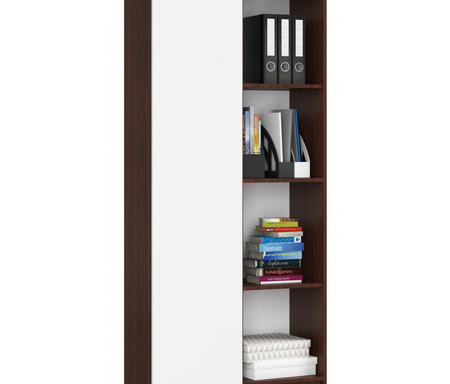 Regál R80&nbsp;1D 4P-wenge/bílá