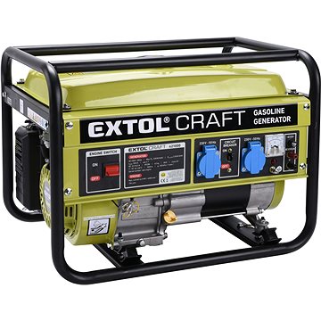 EXTOL CRAFT elektrocentrála benzínová, 6,5HP/2,8kW, 421000