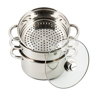 Kinghoff Parní hrnec 4 elem. 22 cm Kh – 3328